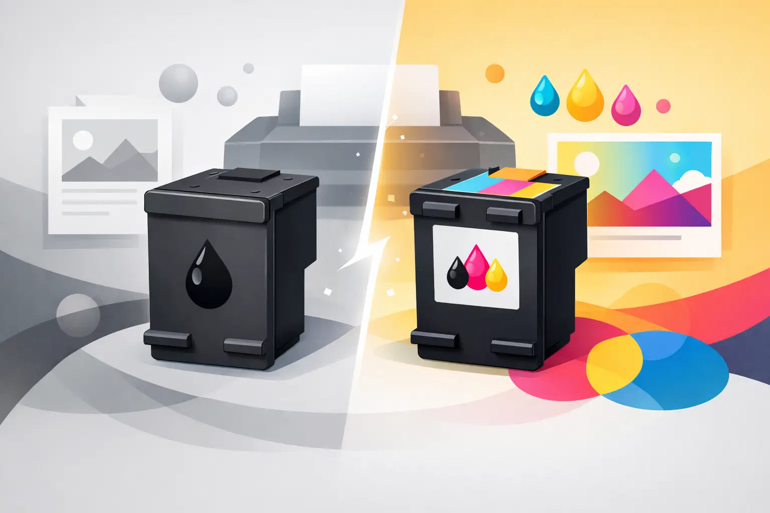 Black vs Tri-Colour Cartridges for Home Printing