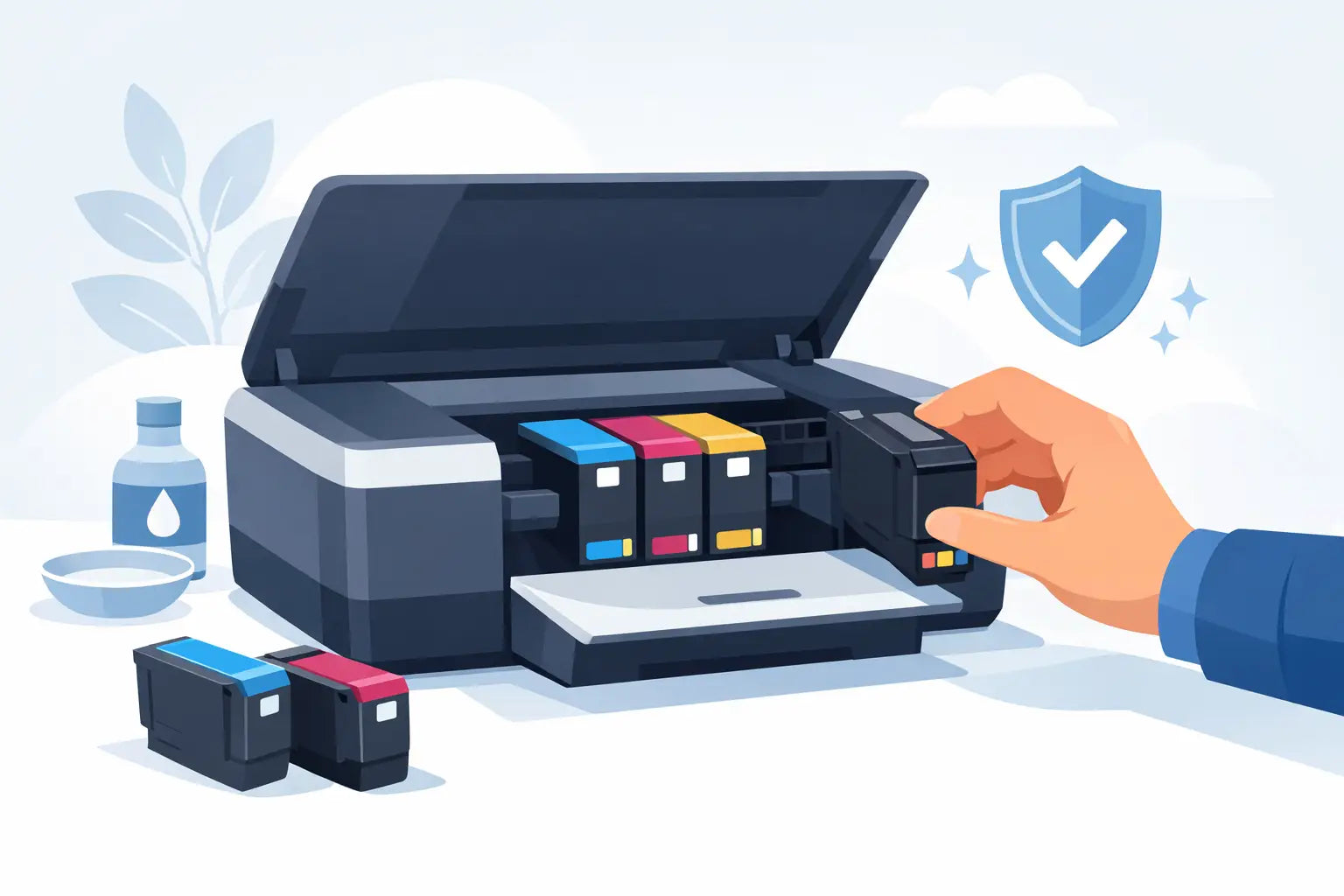 How to Replace an Empty Ink Cartridge Safely