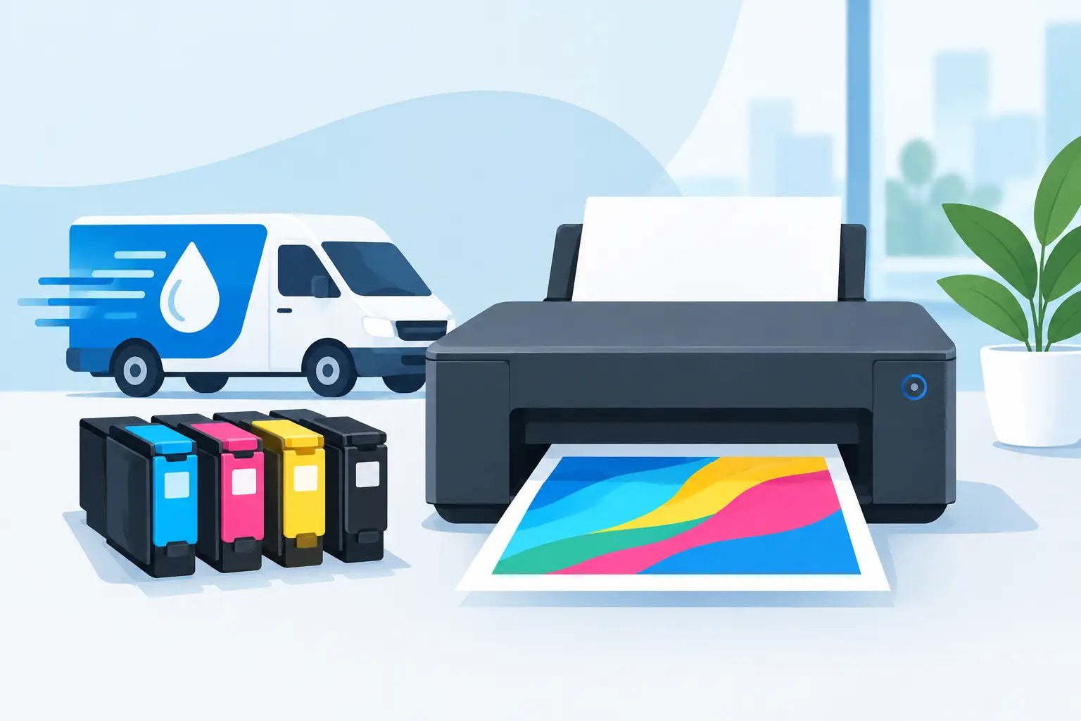 Printer Ink Delivery That Keeps You Printing