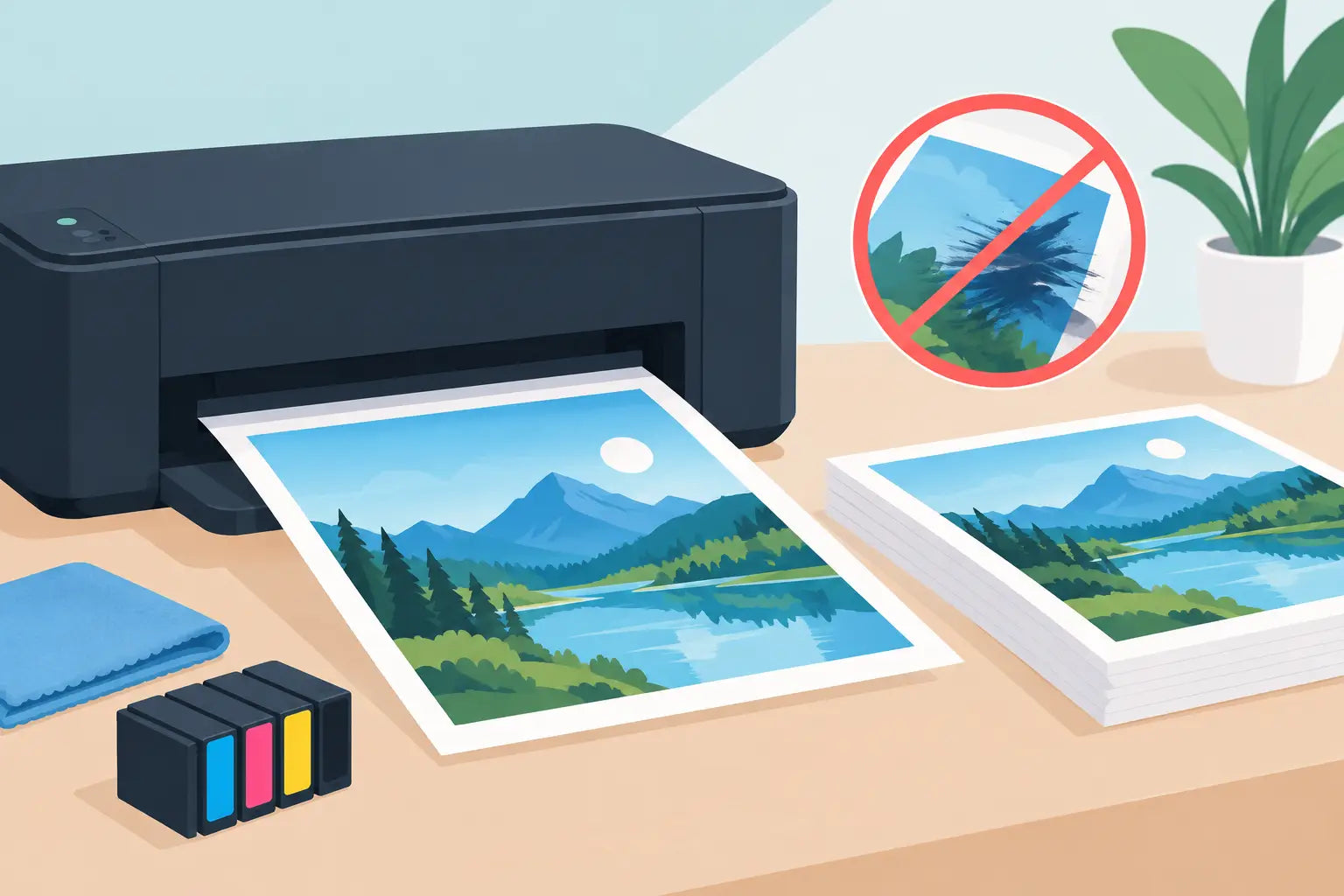 How to Stop Ink Smudging Prints Properly