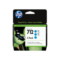 Genuine HP #712 29ml Cyan 3 Pk 3ED77A