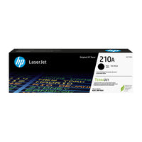 Genuine HP #210A Black Toner W2100A