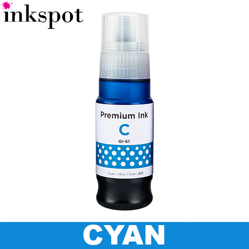 Inkspot | Canon Compatible GI61 Cyan Ink Bottle