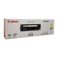 Genuine Canon CART418 Yellow Toner