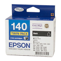 Genuine Epson 140 Black Twin Pack