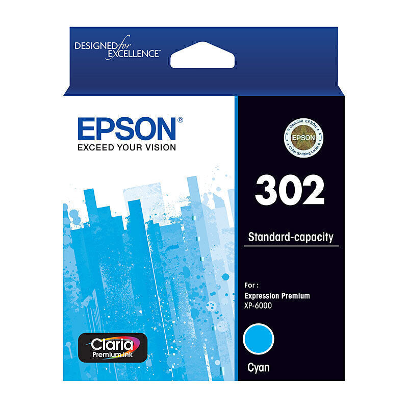 Inkspot | Genuine Epson 302 Cyan