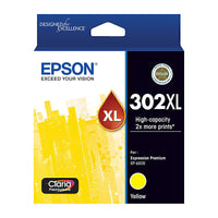 Genuine Epson 302XL Yellow