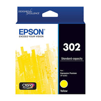 Genuine Epson 302 Yellow