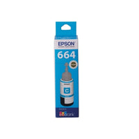 Genuine Epson T664 Cyan EcoTank 