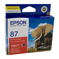 Genuine Epson T0877 Red