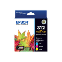 Genuine Epson 312 CMY Pack