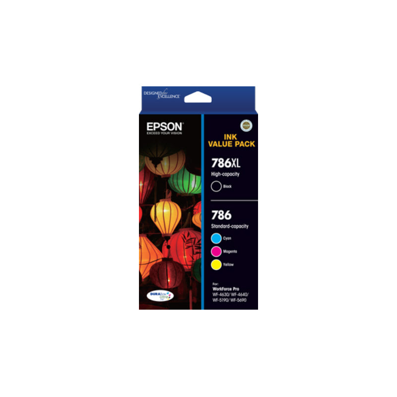 Inkspot | Genuine Epson 786 Colour Pack (LY) Plus Black (XL)