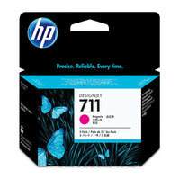 Genuine HP 711 Magenta 3 Pack