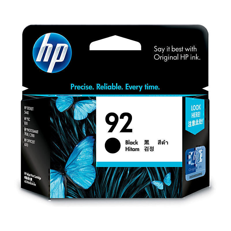 Inkspot | Genuine HP 92 Black