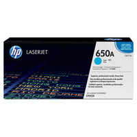 Genuine HP CE271A (650A) Cyan Toner