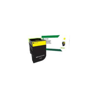 Genuine Lexmark 808Y Yellow Toner (1k)