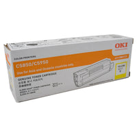 Genuine OKI C5850 Yellow Toner