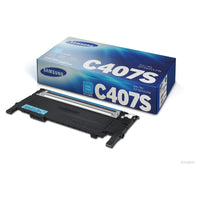 Genuine Samsung C407S Cyan Toner